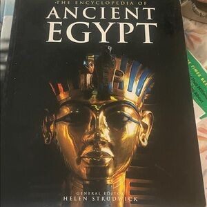 Ancient Egypt Gold and Black Decorative Book
